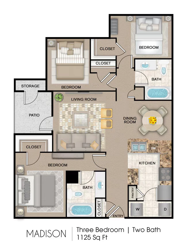 Madison 1208 floor plan